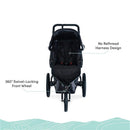 Britax - BOB Gear Revolution Flex 3.0 Jogging Stroller, Graphite Black Image 6