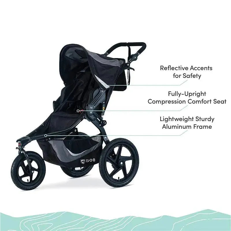 Britax BOB Gear Revolution Flex Jogging Stroller, Graphite Black