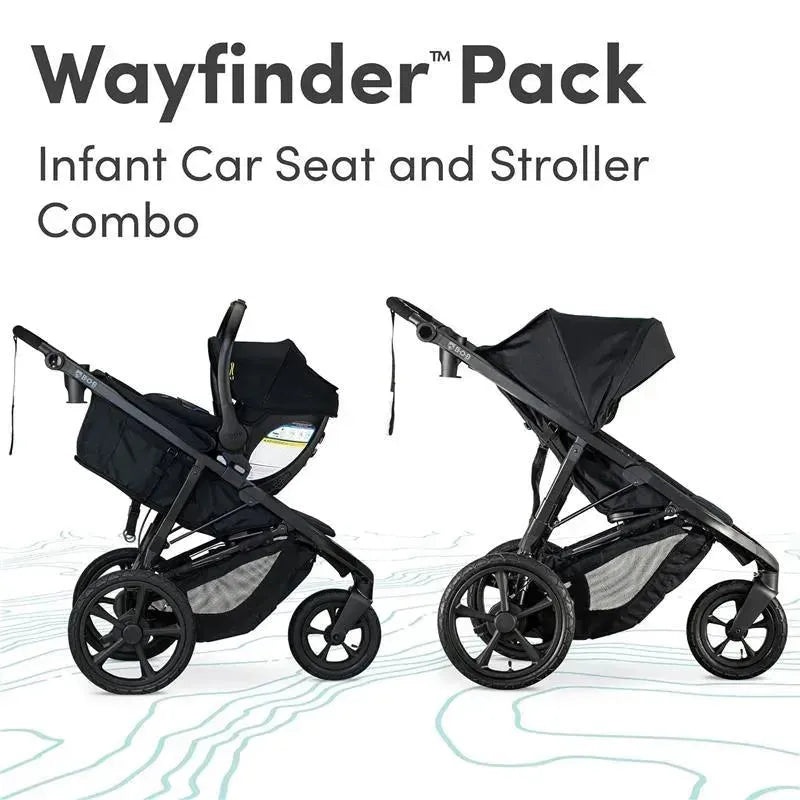 car seats compatible with bob stroller BOB - Gear Wayfinder Travel System, Infant Car Seat and Stroller Combo
