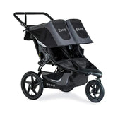 BOB double jogging stroller with large wheels and canopy for twins or siblings