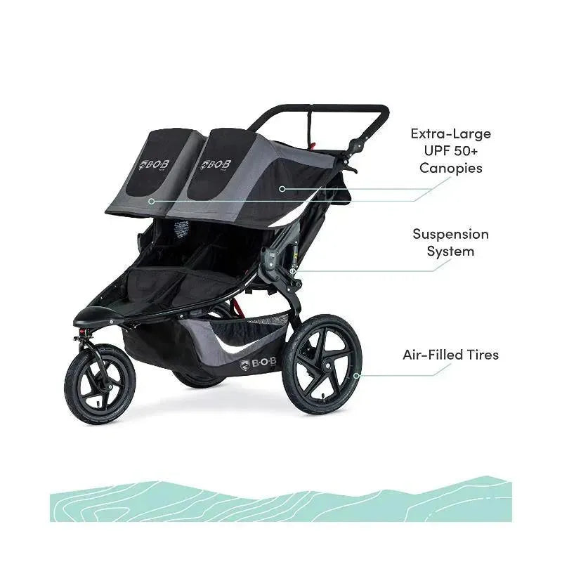 cheap double jogging stroller BOB Revolution Flex Duallie 3.0 Jogging Stroller