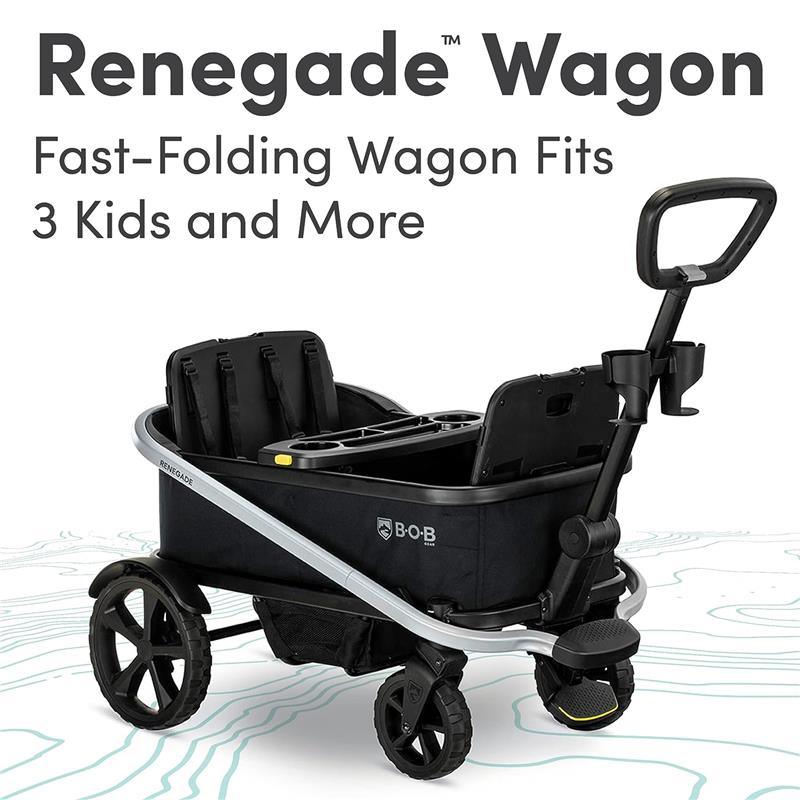 BOB - Renegade (3 Seater) Stroller Wagon, Nightfall Image 3