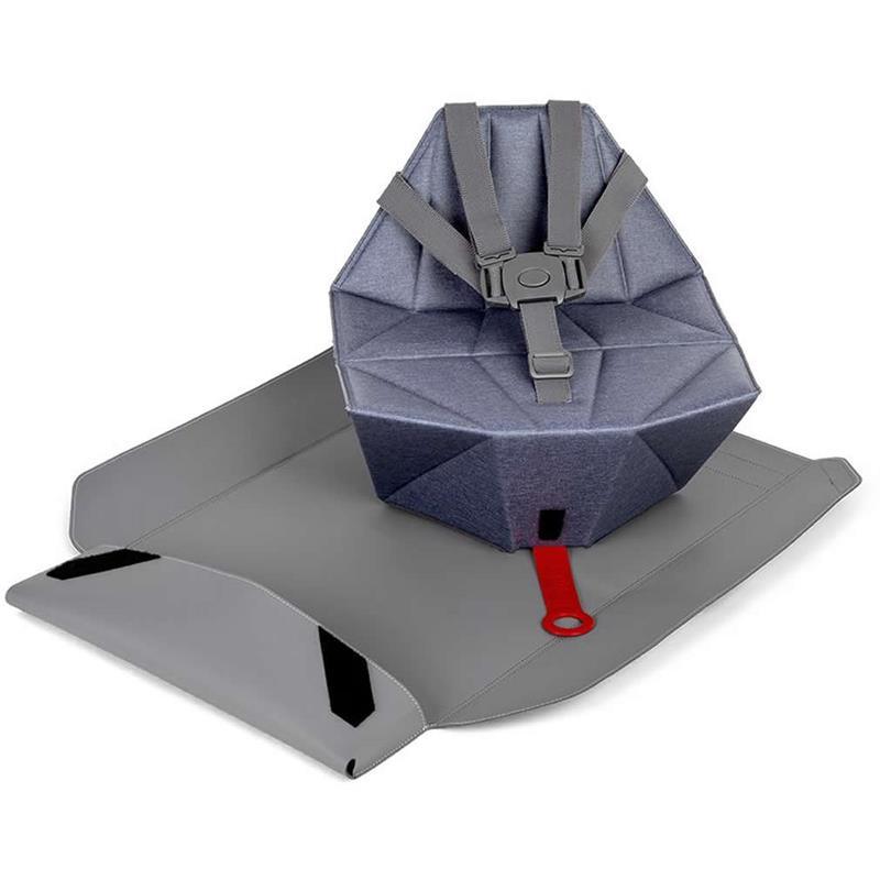 Bombol - Pop-Up Booster & Seat Cover Carry Bag, Denim Blue Image 1