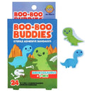 Boo Boo Buddies - Kids Adhesive Bandages, Brontosaurus + T rex Image 1