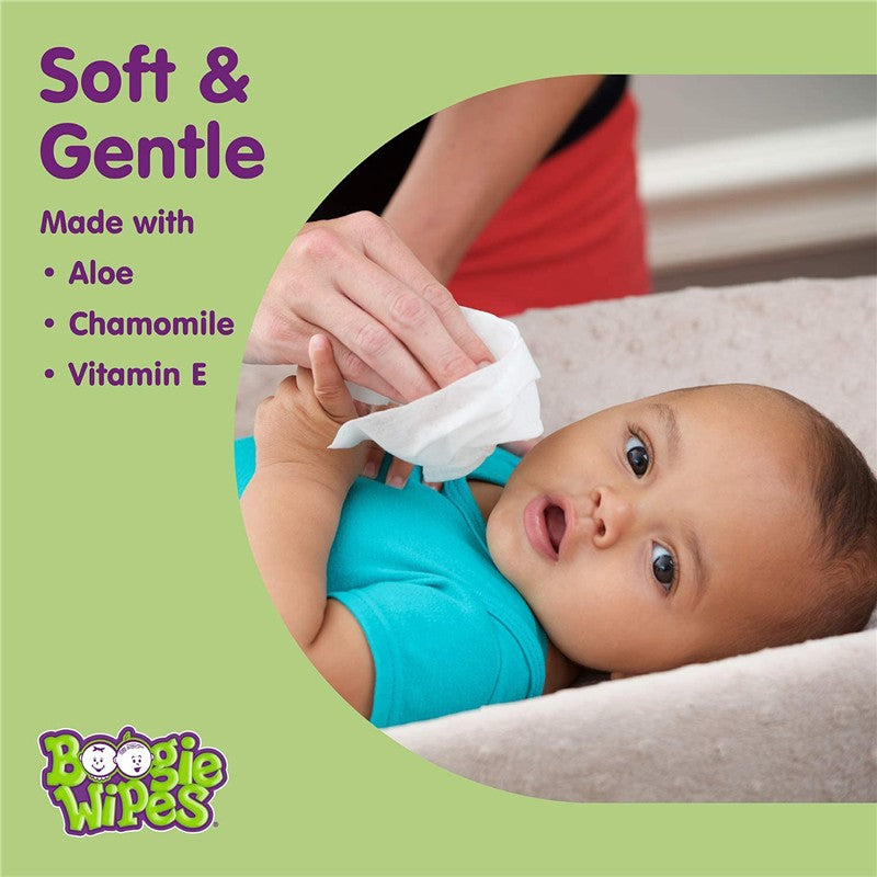 Boogie Wipes - 30Ct Saline Nose Wipes, Grape Image 5