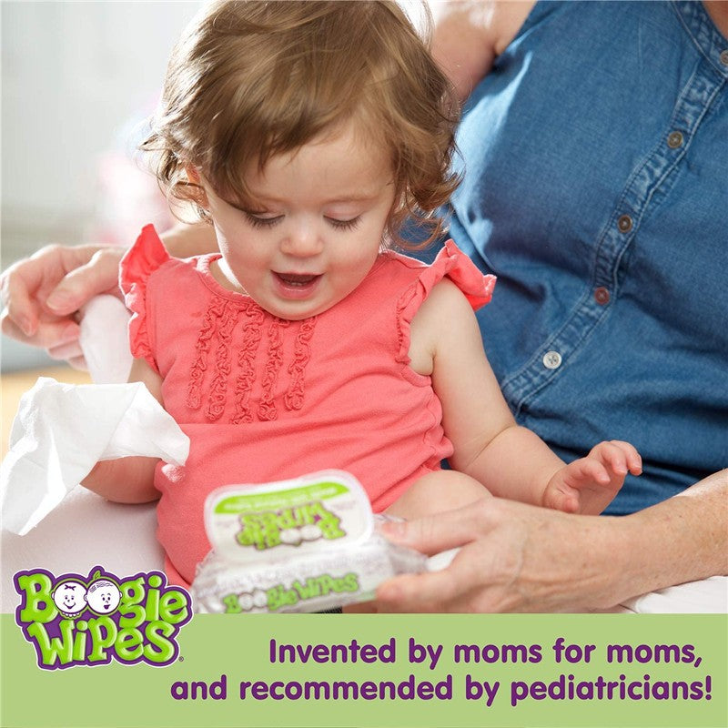 Boogie Wipes - 30Ct Saline Nose Wipes, Grape Image 9