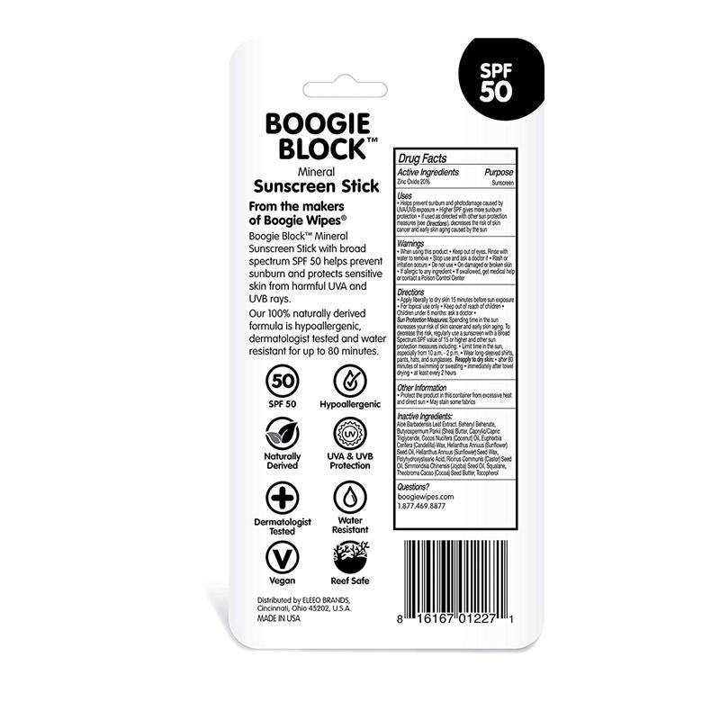 Boogie Wipes - Block Mineral Sunscreen Stick Image 2