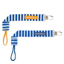 Booginhead 2-Pack Pacifier Clips, Nautical Blue Image 1