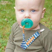 Booginhead 2-Pack Pacifier Clips, Nautical Blue Image 2