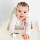 Booginhead 2-Pack Pacifier Clips, Pink Rainbows Image 3