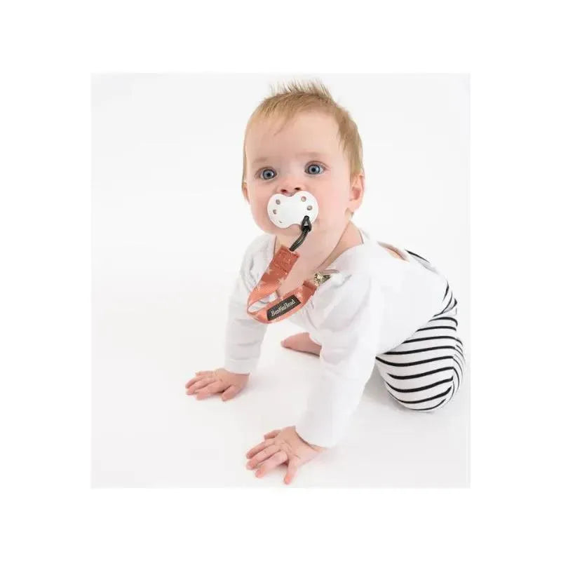 Booginhead 3-Pack Pacifier Clips, Sage, Scallops, Sienna Image 2