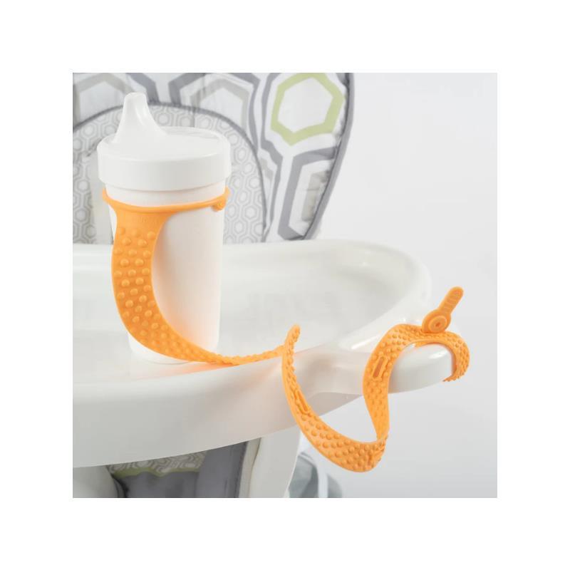 Booginhead - Silicone Sippigrip Cup & Toy Holders - Creamsicle Orange Image 3