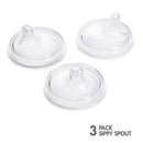 Boon 3-Piece Nursh Transitional Sippy Lid, Clear Image 1