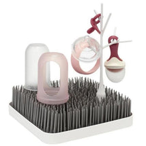 Boon - Baby Bottle Drying Rack Combo Grass Gray & Twig White Image 2