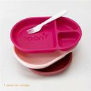 Boon - CHOW™ Silicone Unbreakable Divided Plates Set For Toddlers – Pink Multicolor Image 3