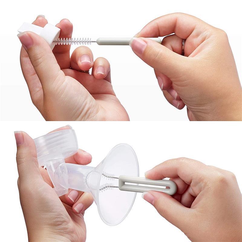 Electric Baby Bottle Brush Cleaning Set - Silicone Brush Attachments for  Cups Baby Bottles Sippy Cups and Baby Accessories. Cordless and Portable