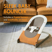 Boon - SLANT Portable Baby Bouncer, Tan  Image 2