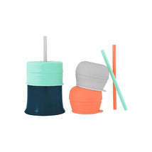 Boon Snug Straw Universal Silicone Straw Lids & Cup Image 1