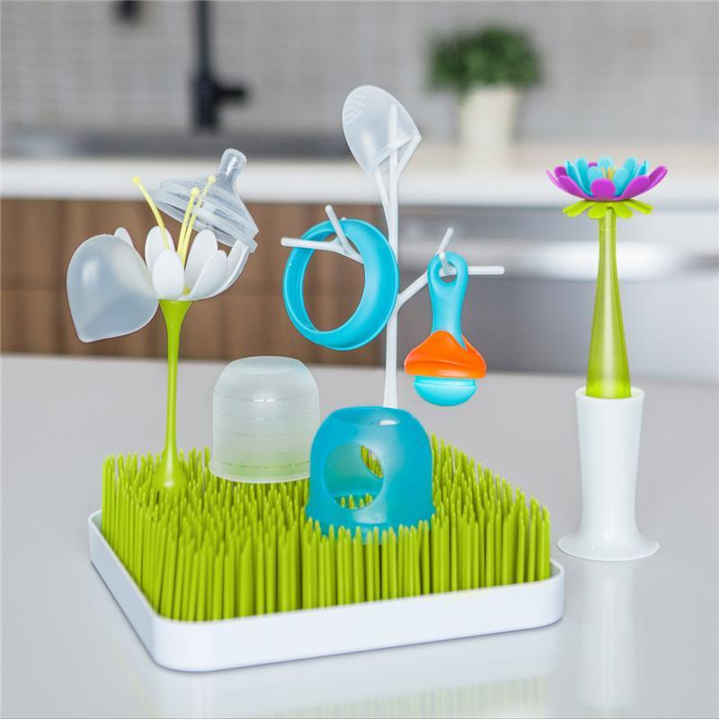 Boon - STEM & TWIG Baby Bottle Drying Rack Drying Rack Flower Accessory Bundle - 2 pieces Image 4