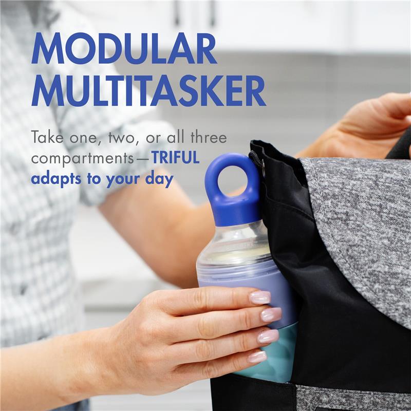 Boon Triful Baby Formula Dispenser On The Go, Blue Image 4