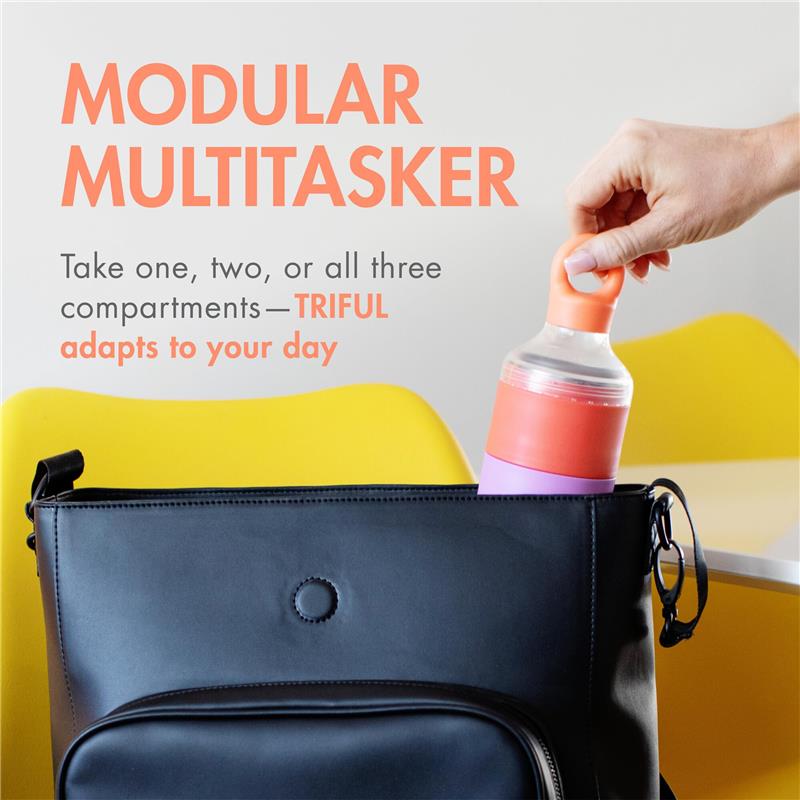 Boon Triful Baby Formula Dispenser On The Go, Pink Image 4