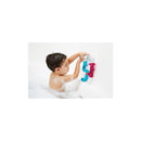 Boon Tubes Builder Bath Toys Set, Blue/White/Pink Image 5