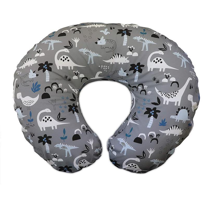 Boppy Feeding And Infant Support Pillow - Gray Dinosaurs Image 1