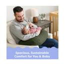 Boppy Nursing Pillow Luxe - Moss Quilted Image 5