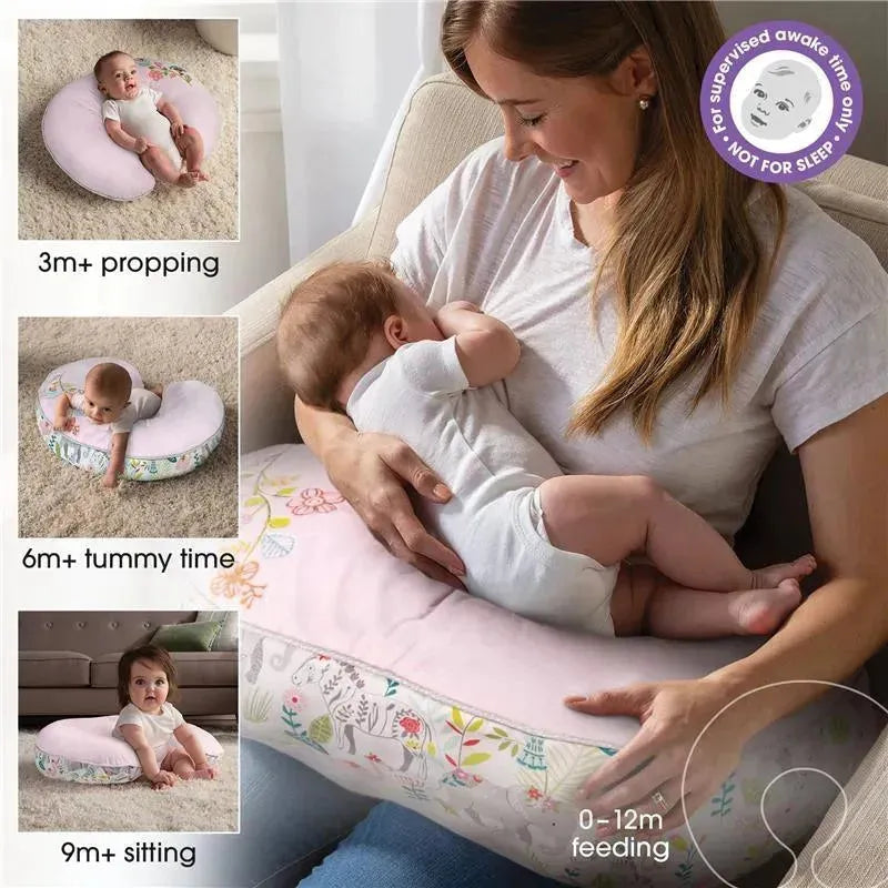 Boppy Nursing Pillow Luxe Support Pink Sweet Safari