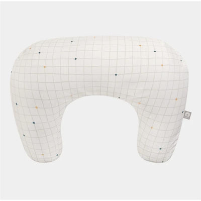 Boppy - New Basic Nursing Pillow, Beige Graph Checkers Image 1