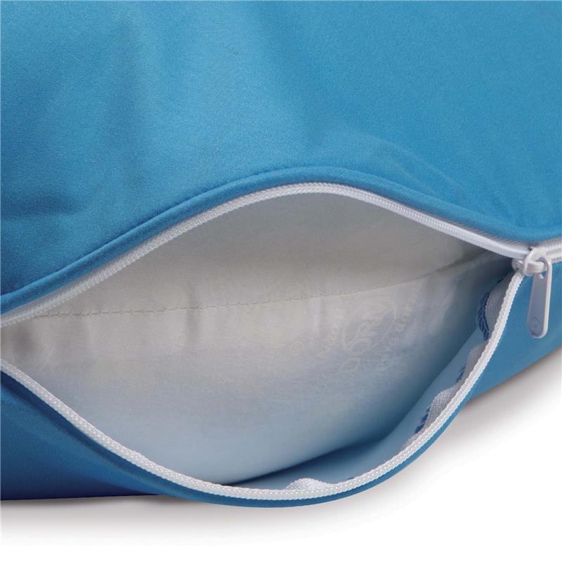 Boppy - Nursing Pillow Support with Removable Cover, Machine Washable, Cerulean Blue Image 3
