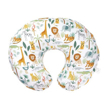 Boppy - Nursing Pillow Support with Removable Cover, Machine Washable, Colorful Wildlife Image 1