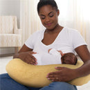 Boppy - Nursing Pillow Support with Removable Cover, Machine Washable, Ochre Striated Image 3