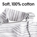 Boppy - Nursing Cover for Breastfeeding, Gray Watercolor Stripes Image 4