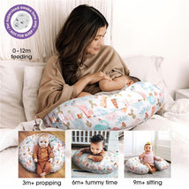 Boppy - Nursing Pillow Original Support, Pink Blush Baby Dinosaurs Image 2