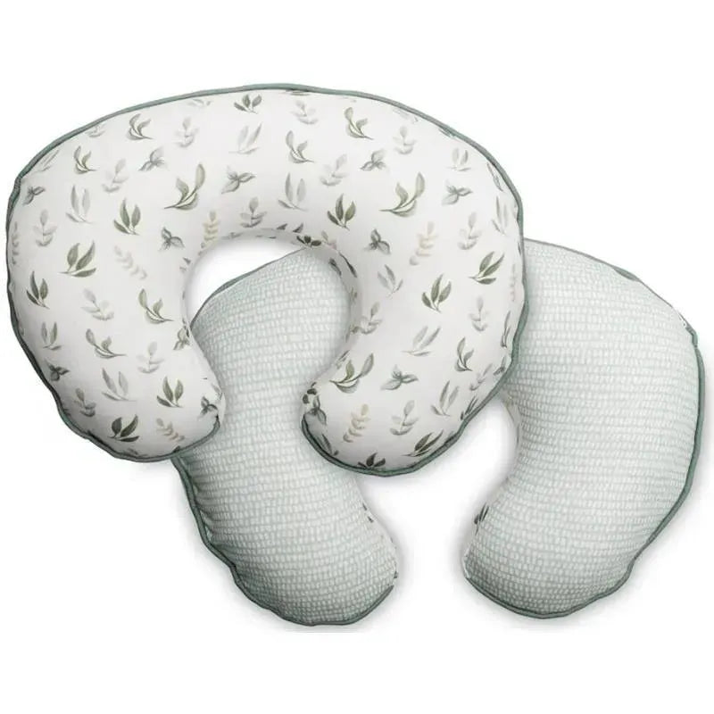 Boppy Pillow Slipcover Organic Cotton, Green Little Leaves