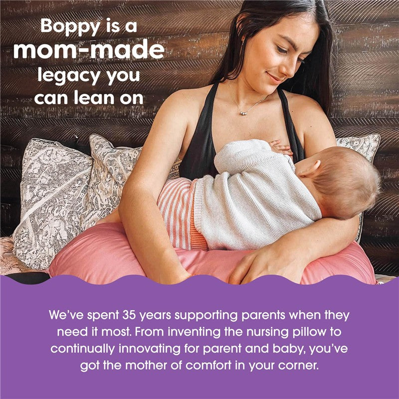 Boppy Pregnancy Pillow Wedge with Cover, Taupe, Belly Support Maternity Wedge, Firm Wedge Pillow from Line of Pregnancy Pillows for Sleeping Image 8