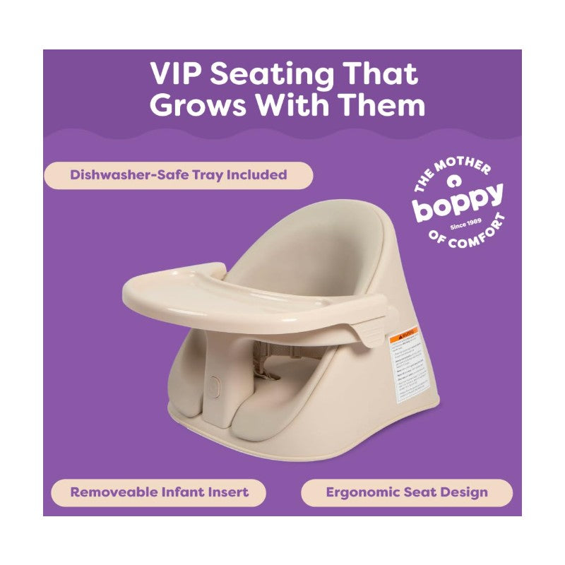 Boppy Proper Posture Floor and Booster Seat- Oatmeal Image 5