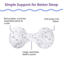 Boppy - Side Sleeper Gray Falling Leaves Image 4