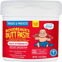 Boudreaux's Baby Butt Paste Diaper Rash Ointment | Maximum Strength | 14 Oz. Jar Image 1