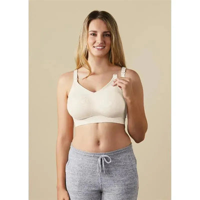 Bravado Body Silk Seamless Nursing Bra - Antique White, L | Macrobaby Image 1