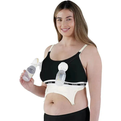Bravado - Clip & Pump Hands-Free Nursing Accessory 17D Xl Dove Heather Image 1