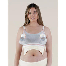 Bravado Designs Clip and Pump Hands-Free Nursing Bra Accessory, Dove Heather - THE BREAST PUMP IS NOT INCLUDED Image 1