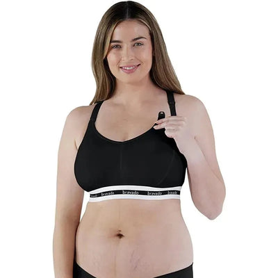 Bravado Original Full Cup Nursing Bra, Black XL Image 1