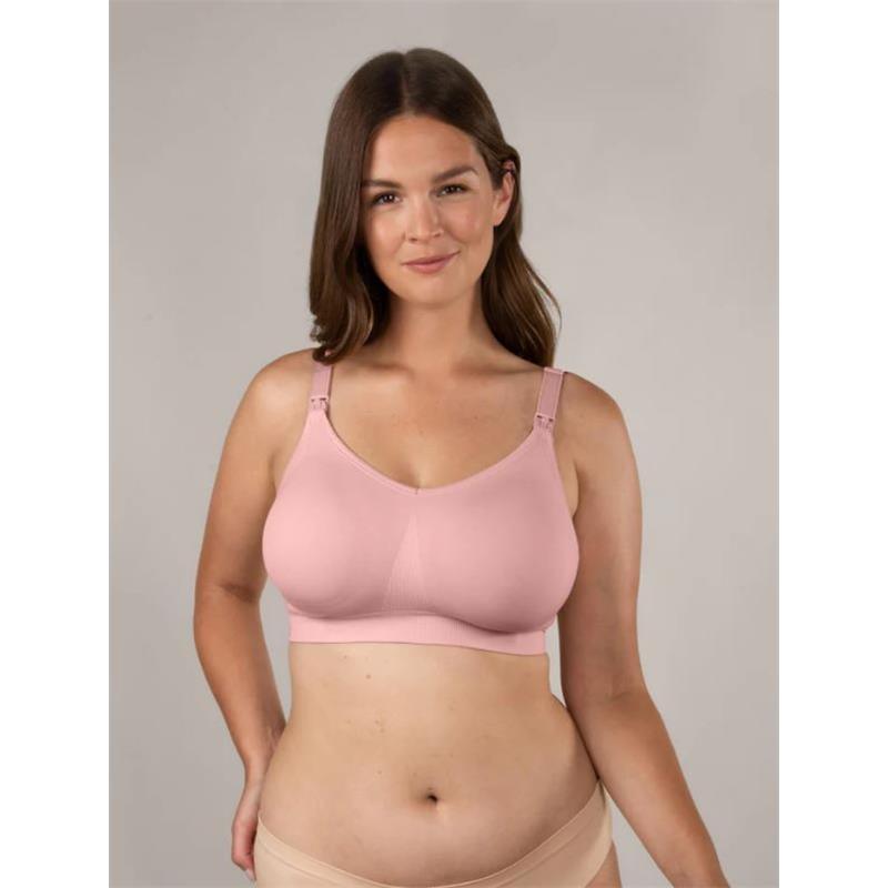 Bravado Body Silky nylon soft seamless nursing bra in peony pink - PINK