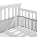 BreathableBaby - Classic Breathable Mesh Crib Liner, Gray Image 11
