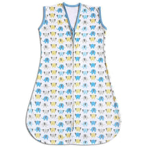 BreathableBaby - Sack Wearable Blanket, Blue Mist with Elephant Applique, Small Image 1