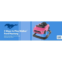  Bright Starts - Ford Mustang 3 Ways To Play Walker - Pink Image 2