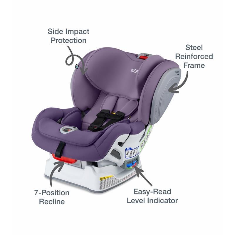 Britax - Advocate ClickTight Convertible Car Seat, Purple Ombre Image 2