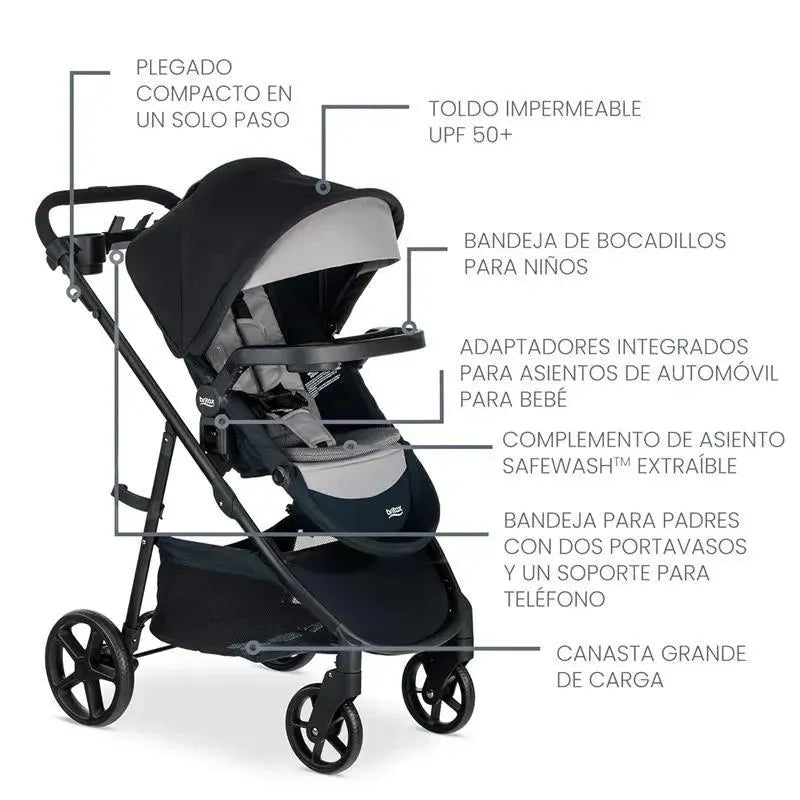 britax stroller set Britax Willow Brook+ Modular Stroller